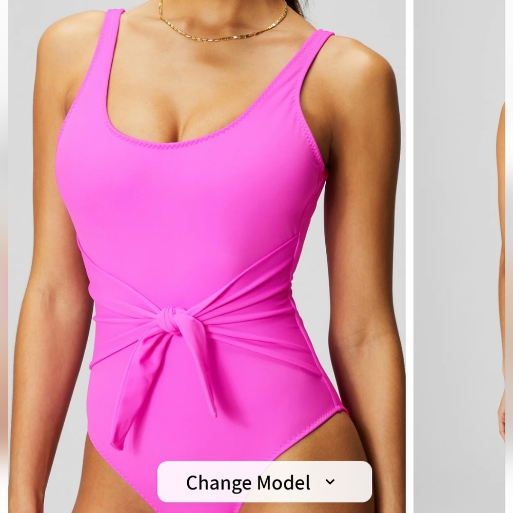 Nwt Fabletics Scoop Tie Back Or Front Slimming 1 … - image 3